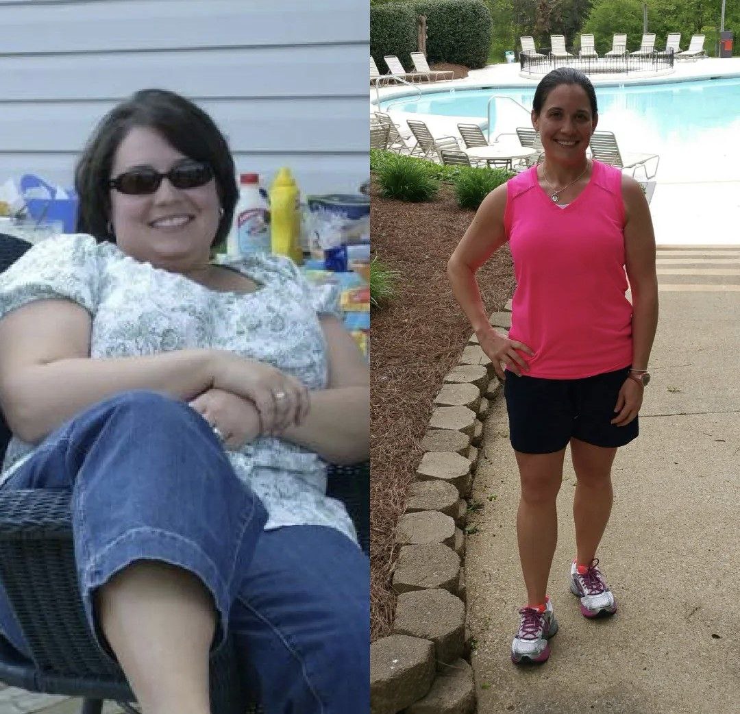 Beth, before and after