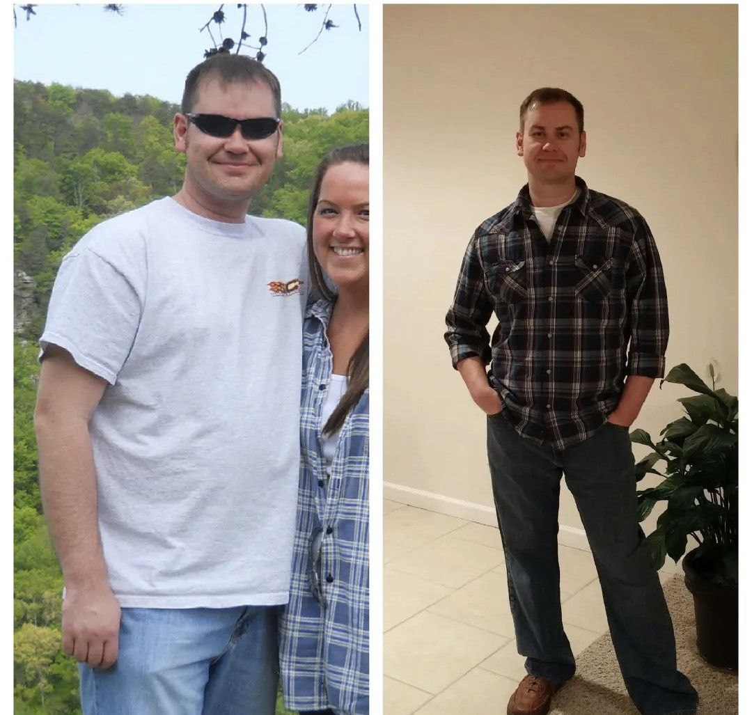 Curtis, before and after