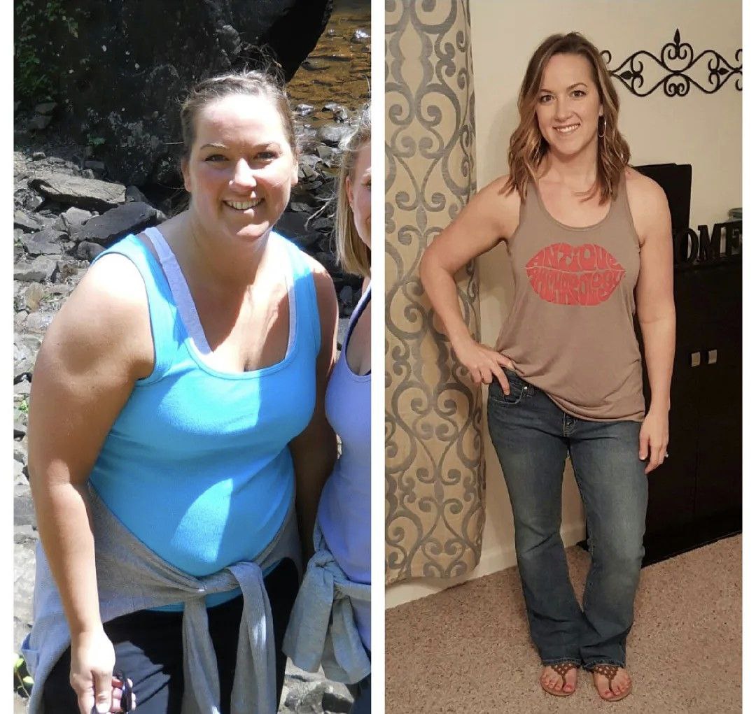 Darlene, before and after