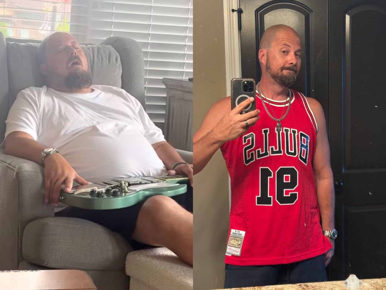 Jamison, before and after
